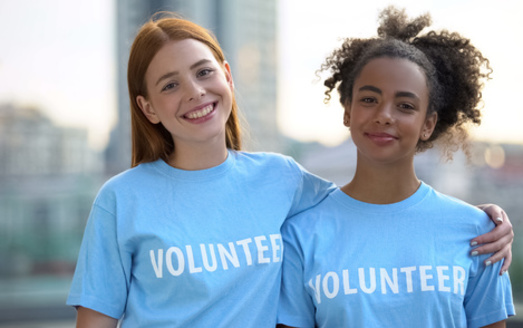 Roughly 26% of teenagers and college students volunteer in their communities. (motortion/AdobeStock)<br />