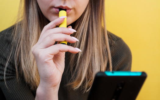 According to the Food and Drug Administration, more than 2.5 million high- and middle-school students currently use e-cigarettes, and almost 85% of them used flavored e-cigarettes. (Adobe Stock)
