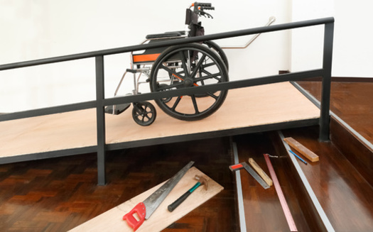 WA Cares Fund benefits can be used to pay for in-home wheelchair ramps. (toa555/Adobe Stock)