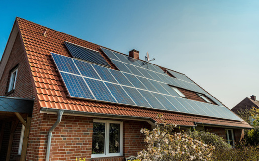 Aggressive door-to-door solar sales tactics are a telltale sign of a solar scam, according to Solar United Neighbors. (Adobe Stock)<br />