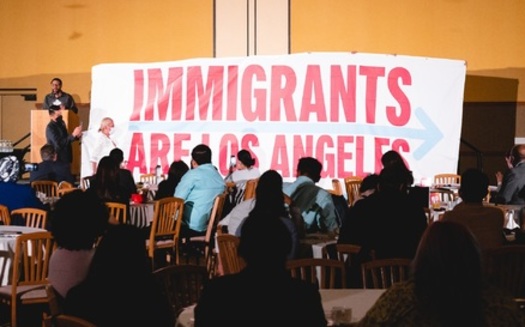 The State of Immigrants in LA County report is a collaboration between the USC Equity Research Institute, the California Community Foundation, and the Council on Immigrant Inclusion. (California Community Foundation)<br />