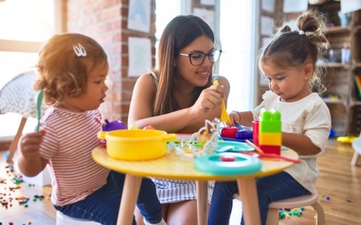 The Annie E. Casey Foundation reported child care workers make less than 98% of all other professions.(Adobe Stock)