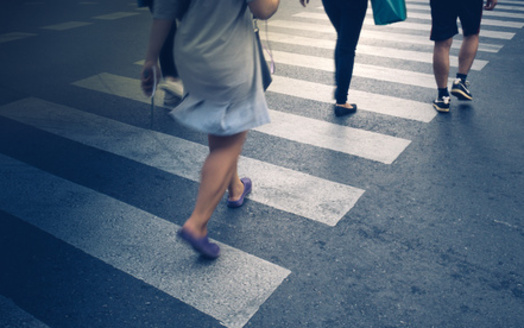 The number of pedestrian deaths in Montana fell from 24 to 22 between 2021 and 2022, according to the Governor's Highway Safety Association. (Adobe Stock)