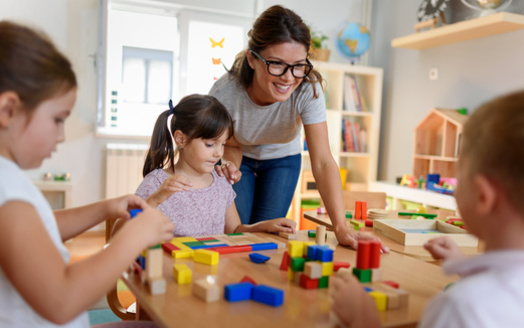 According to Salary.com, Missouri child care workers typically earn between $32,581 and $41,250 annually. (lordn/Adobe Stock)