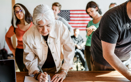 Nebraska's Dakota County, which had 10,855 registered voters in the 2022 election, had the lowest voter turnout, at 34.04%. Arthur County, with 337 registered voters, had the highest, at 76.26%. (Adobe Stock)