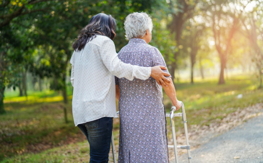Care provided by millions of unpaid family caregivers across the United States was valued at $600 billion in 2021, a $130 billion increase in unpaid contributions since 2019, according to AARP. <br />(Adobe Stock)