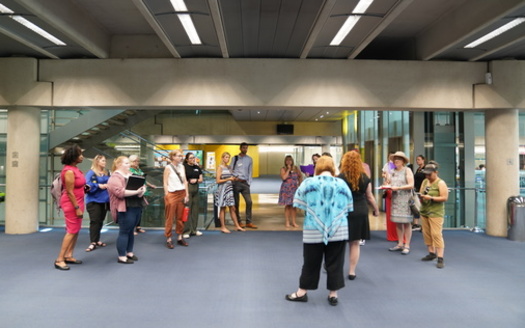 Arizona state and city leaders and lawmakers tour several cooling centers in Maricopa County. (Kevin Bushaw)