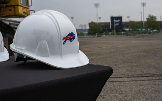 The entire project involving the new Buffalo Bills facility will be to build the 1.35 million-square-foot open-air stadium with 60,000 to 63,000 seats, with an expandable capacity for special events. (Gov. Kathy Hochul)