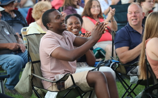 In South Dakota, Levitt at the Falls says it has offered shows dedicated to strengthening the social fabric of communities. This weekend, music will highlight the culture of the Kunama people from Africa. (Photo courtesy of Levitt organization)