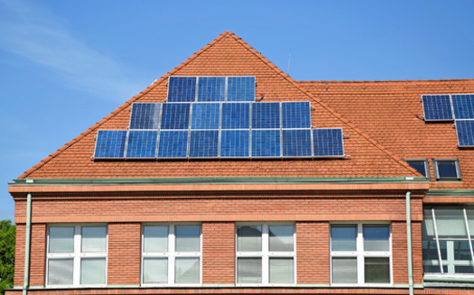 This year, the Minnesota Legislature approved $15 million for the Solar for Schools program, which helps public schools and state colleges and universities install solar panels on their campuses. (Adobe Stock)