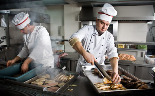 Restaurant Opportunities Centers United reports, based on comments of more than 500 restaurant workers gathered in response to OSHA's proposed indoor and outdoor heat standards, many restaurants are inadequately prepared to mitigate the impact and have shown a disregard for keeping their workers safe and healthy. (Rade Lukovic/Adobe Stock)<br />