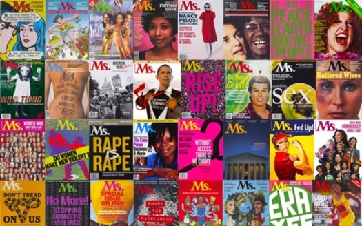 Hot-button issues like gender roles, domestic violence, and equal pay have often graced the cover of Ms. Magazine. (Ms. Magazine)