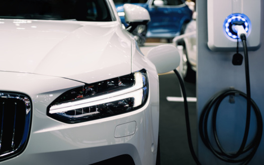 According to 'Stacker.com,' in 2022, there were nearly 360 EV charging stations statewide in Indiana. (Adobe Stock) <br />
