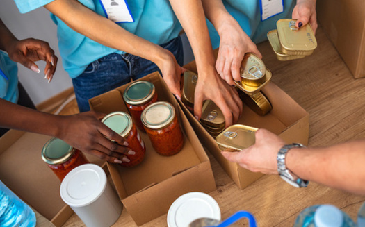 Through the Farm Bill, the USDA provided $550 million in base funding for the Emergency Food Assistance Program, to support states in distributing food through food banks. (Adobe Stock)