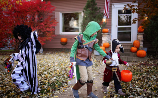 Child advocates say Halloween doesn't have to be a scary time. It can foster healthy social engagement. (Christin Lola/Adobe Stock)
