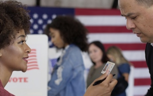 Thirty-five states require voters to present an ID at the polling place; California does not. (Adobe Stock)
