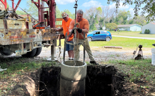 Rural Webster County, Iowa, uses money offered by the state to test water wells. Some 43 million Americans rely on private wells for their water, but many don't have those wells tested for water quality. (Tony Leys/KFF Health News)