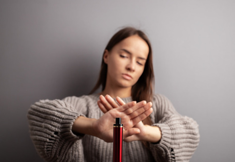 Among all tobacco products, youths perceived e-cigarettes to be the least harmful, according to the Texas Youth Tobacco Survey.  yta/AdobeStock)