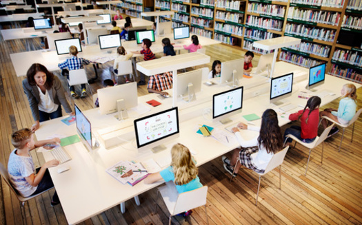 Nebraska's school librarians serve an average of 600 students, compared with nearly a third of states where they serve 1,500 or more. (Adobe Stock)