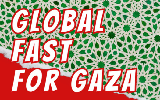 The call for a fast in solidarity with Palestinians is on Nov. 23, which is Thanksgiving Day. (Solidarityfast.com)