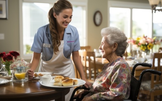 A report from AARP found expanding the use of innovative, effective models for nursing homes can improve both quality of care and quality of life, such as with smaller facilities and private rooms. (Rawf8/Adobe Stock)