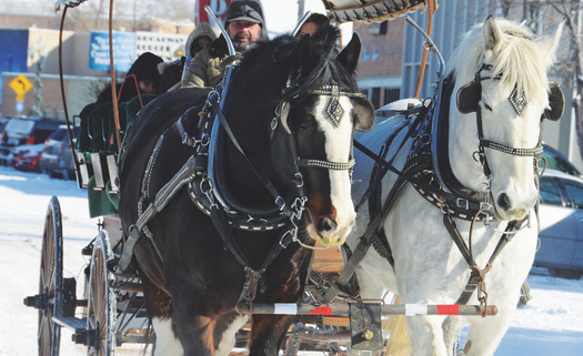 The town of Rock Springs is offering free carriage rides as part of its annual winter holiday festivities. (Rocket Miner)