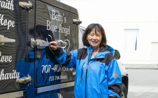 Betty Kwan Chinn is this year's California recipient of the AARP Andrus Award for Community Service, which comes with a $1,000 grant for her foundation, dedicated to helping people experiencing homelessness. (Betty Kwan Chinn Homeless Foundation)