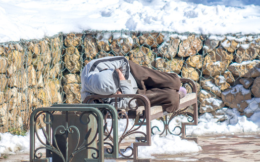The Connecticut Coalition to End Homelessness finds, as of Jan. 15, 801 people are outside, unsheltered in cold temperatures, despite Connecticut recently implementing the Severe Cold Weather Protocol due to extremely low temperatures. (Adobe Stock)