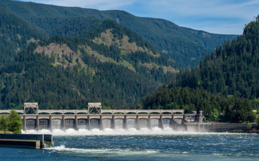 Bradford Island is located near the Bonneville Dam on the Columbia River. (J-B-C/Adobe Stock)