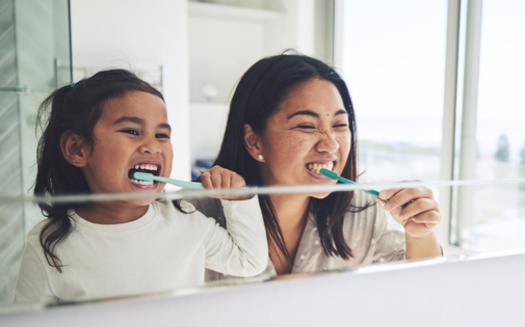 Establishing good brushing habits early help against preventable oral diseases later in life. (Azee,peopleimages.com/Adobe Stock)