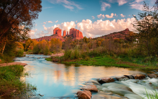 Around 79% of Arizona voters think the low level of water in rivers is a serious problem, according to the 2024 Conservation in the West Poll. (Adobe Stock)