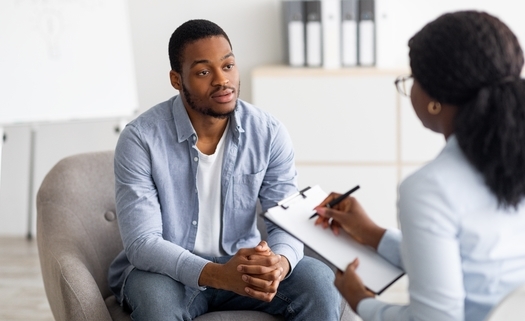 A new report finds the shortage of mental health care practitioners means many people who seek treatment have difficulty finding and affording that care. (Adobe Stock)