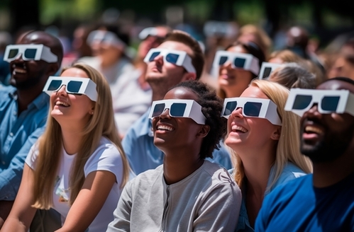 State and local officials expect millions of people to view the April 8 eclipse, which will cut across the United States in a swath from Mexico and South Texas through the upper Midwest and Canada. (Adobe Stock)