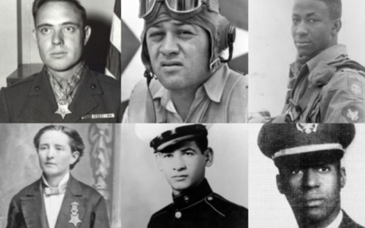 The National Medal of Honor Museum Foundation plans to expand the visibility of the 3,517 awarded Medal of Honor recipients. (Screenshot of collage of medal recipients/NMOHMF website)