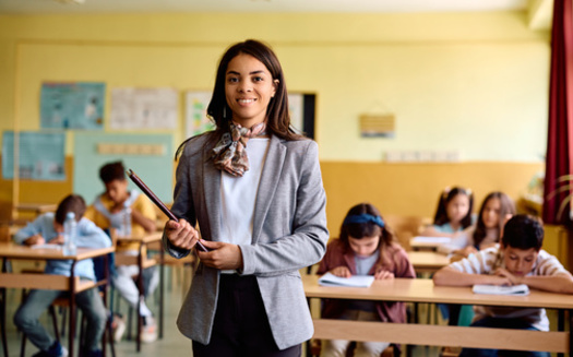 As of Oct. 2023, the average teacher salary was $68,000 a year, which is 8% less than the average for U.S. workers overall. (Drazen/Adobe Stock)