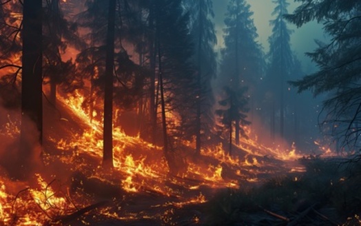 New research at the University of Montana recommends letting smaller wildfires burn where possible, heading off potentially more dangerous blazes later. (Adobe Stock)