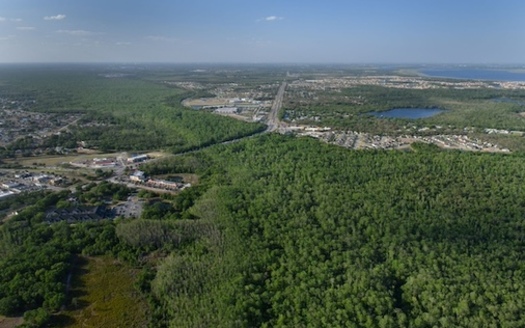 From Alabama to the Everglades, the Florida Wildlife Corridor is a superhighway of interconnected acres of wildlands, working lands and waters. (FAU/FWC aerial view) 