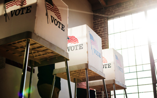 A 2022 poll found just 41% of Americans said they feel safe at voting sites, while 23% of Gen Z voters said they are too nervous or afraid to vote. (Adobe Stock) <br /><br />