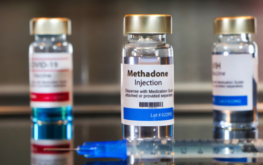 The Susbtance Abuse and Mental Health Services Administration lists the side effects of methodone use as  difficulty breathing, rash, swelling of the face, lips, tongue or throat, and hallucinations. (Adobe Stock)