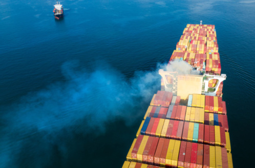 Transportation accounts for 28% of emissions in the U.S. and ships and boats produce 3% of greenhouse-gas emissions. Emissions for the sector declined between 1990 and 2020 but shot to record highs in 2021. (Adobe Stock)