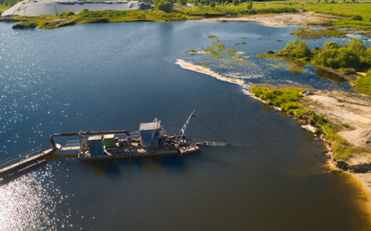 Suction dredge mining can have damaging impacts on rivers and other bodies of water. (nordroden/Adobe Stock)