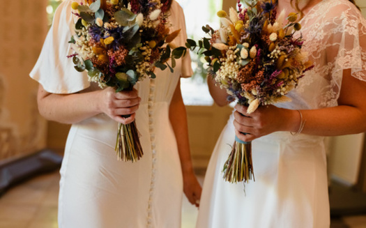 In 2015, the Supreme Court extended marriage equality to all 50 states in Obergefell v. Hodges. A new survey reveals the vast majority of same-sex couples married for love while 75% said they also married for legal protections. (Adobe Stock)<br /><br />