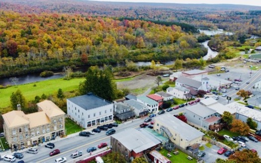 A proposed transportation project would build a four-lane highway through the adjacent towns of Thomas and Davis, W.Va. (West Virginia Highlands Conservancy)