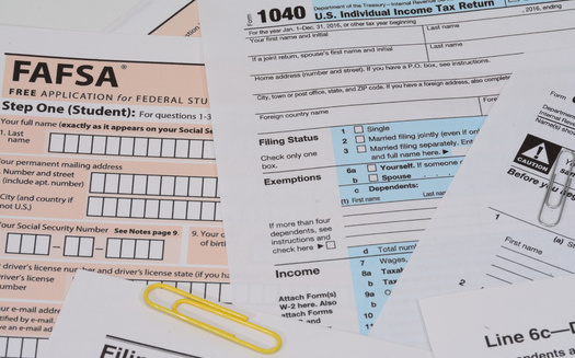 Fewer than half of all high school students were able to fill out the FAFSA application in the past year, due to online issues. (Adobe Stock)