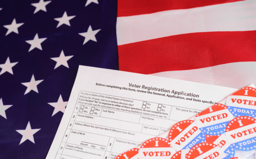 League of Women Voters volunteers have seen an uptick in voter registrations in recent weeks. (Joaquin Corbalan/Adobe Stock)