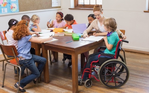 At least one-third of schools are fully accessible in eleven of New York City's 32 community school districts. Once the projects currently in the pipeline are done, at least one-third of schools will be disability accessible. (Adobe Stock)