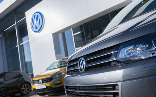 Volkswagen has issued a recall for nearly 100,000 electric ID.4 SUVs. The recall is due to a reported issue where vehicle doors may open unexpectedly. (filmbildfabrik/Adobe Stock)