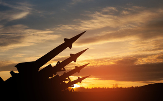 One year of nuclear weapons spending could fund an estimated one-third of the costs for climate change adaptation in developing countries, and solarize more than 16.5 million homes. (Hamara/Adobe Stock)