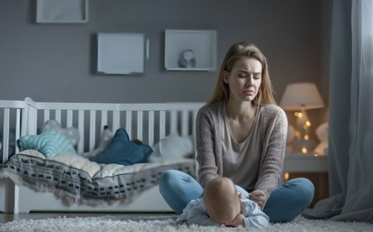 According to a 2019 Illinois Department of Health report, almost 12% of new mothers were diagnosed with postpartum depression. Of those, nearly 60% took prescribed medication for depression treatment and almost 32% received counseling. (Adobe Stock)