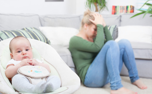 Health care providers say changes in mood, energy levels or thoughts can be subtle clues that new mothers may need treatment for postpartum depression. (Adobe Stock)